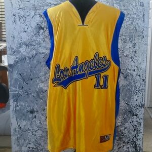 Urban Jeanswear Los Angeles mens retro basketball jersey